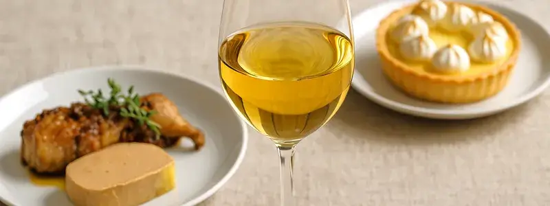 シャトー・ディケムの最適温度で楽しむペアリング例。フォアグラや鶏料理、レモンタルトと合わせた黄金色の甘口ワイン