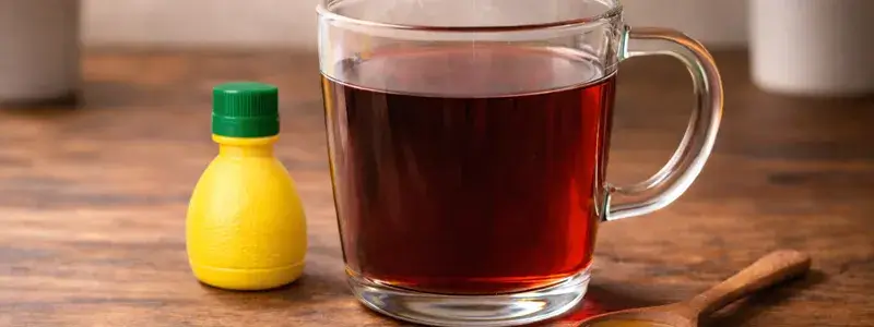 はちみつとポッカレモンを使った簡単ホットワインの完成イメージ